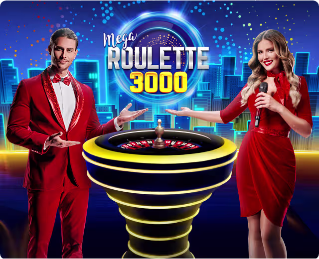 Mega Roulette 3000 by Live provider